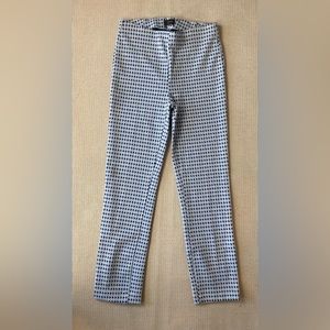 Crosby Houndstooth Pencil Pull-On Knit Pants XS